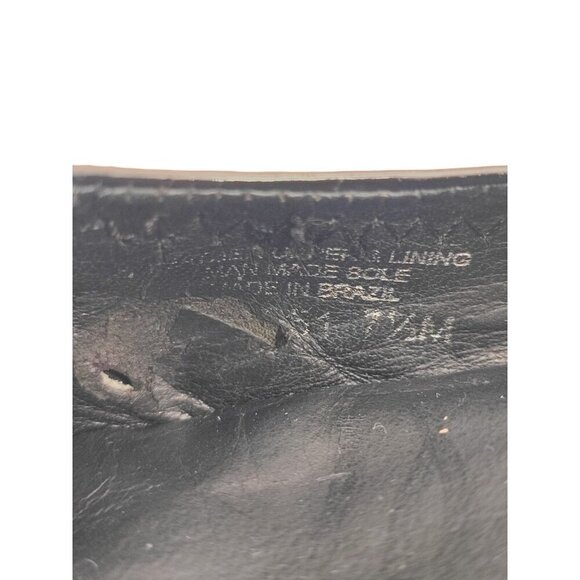 Tory Burch Women’s Reva Black Leather Ballet Flats Size 7.5M US - Picture 8 of 8